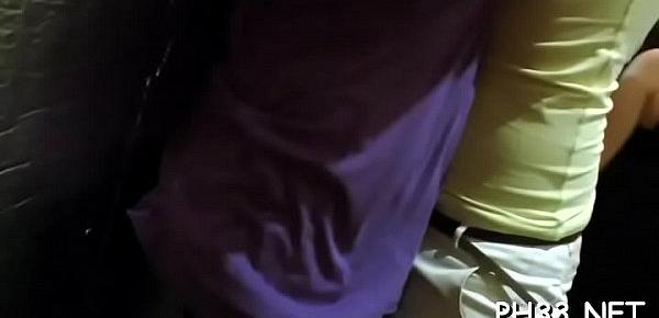 Yong girls fucked hard after dance and swallowed  tons of sex goo